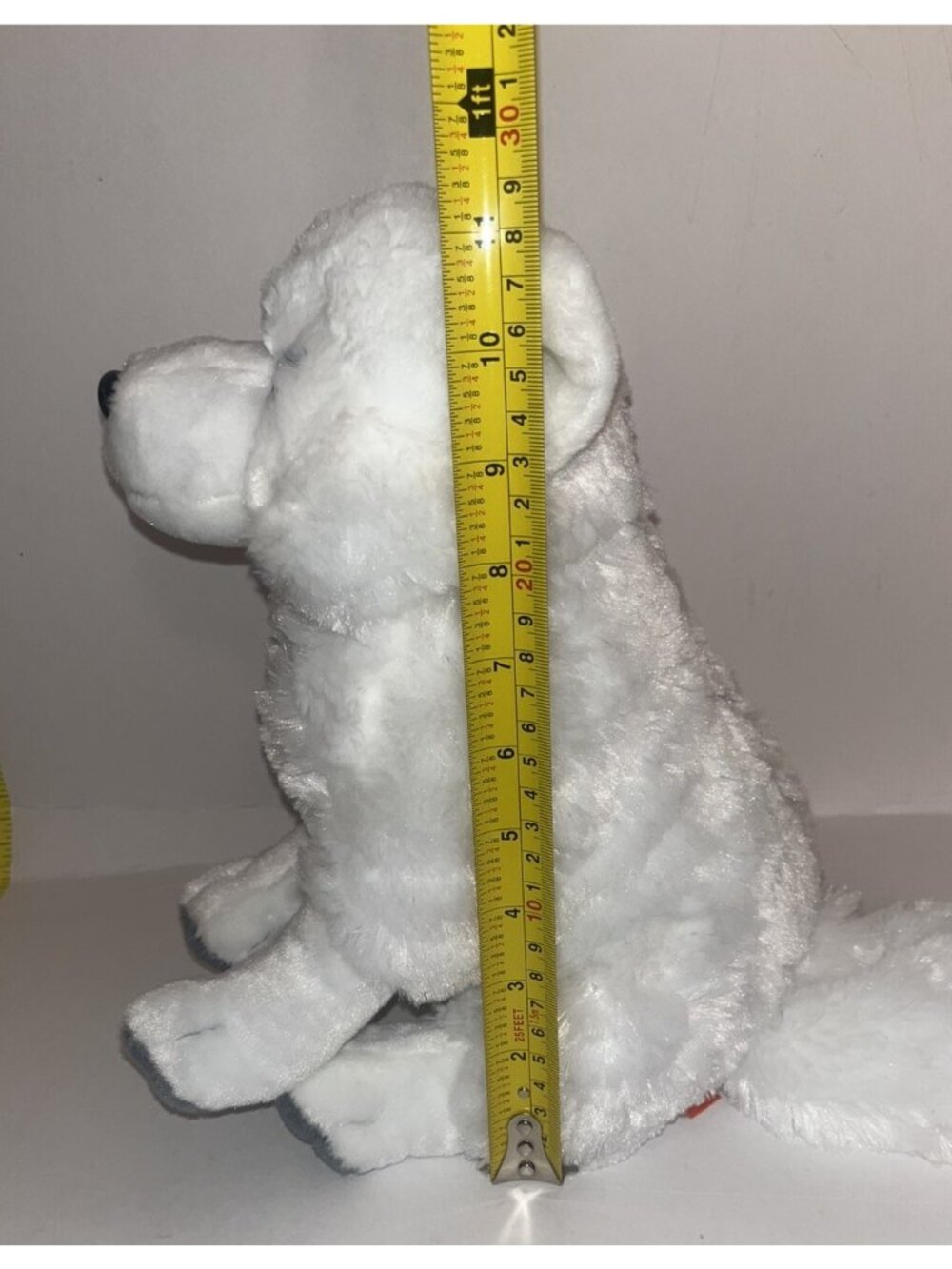 Wild Republic Arctic Fox Approx 12" Plush White Stuffed Animal Realistic Wolf - Picture 11 of 11